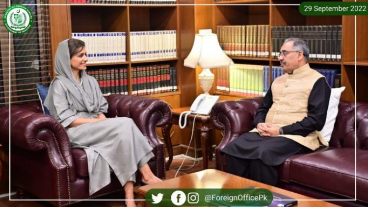 Hina Khar lauds services of outgoing Foreign Secretary