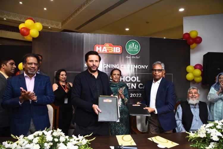 Habib Oil Mills & Shahid Afridi Foundation join hands to empower girls’ education in Pakistan