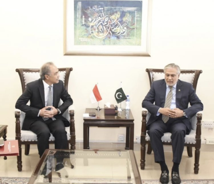 Finance Minister Senator Mohammad Ishaq Dar welcomed the Ambassador and highlighted profound historical and brotherly relations between the two countries