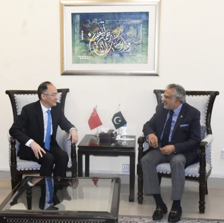 H.E Mr. Nong Rong, Ambassador of the People’s Republic of China called on Federal Minister for Finance and Revenue Senator Mohammad Ishaq Dar at Finance Division