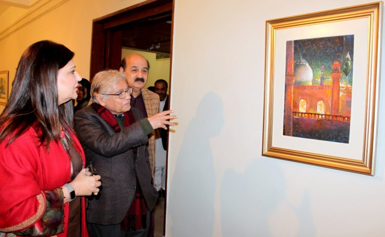 A solo exhibition and a book launch at The National Art Gallery, "Muhammad Javed; A Retrospective