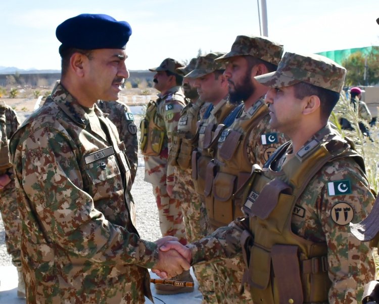 Chief Of Army Staff visited Khuzdar and Basima areas of Balochistan