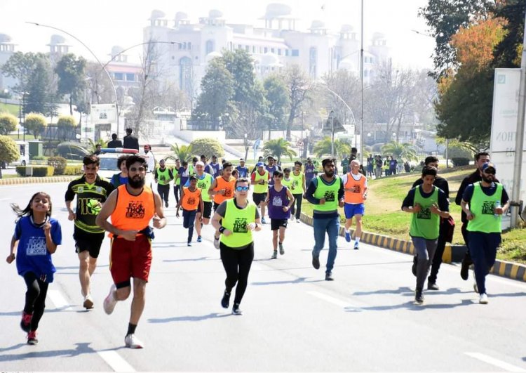 Islamabadians participated in  'ECOTHON 2023 Marathon Race' hold by PM Youth Programme & UAE Embassy