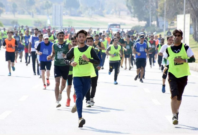 Islamabadians participated in  'ECOTHON 2023 Marathon Race' hold by PM Youth Programme & UAE Embassy