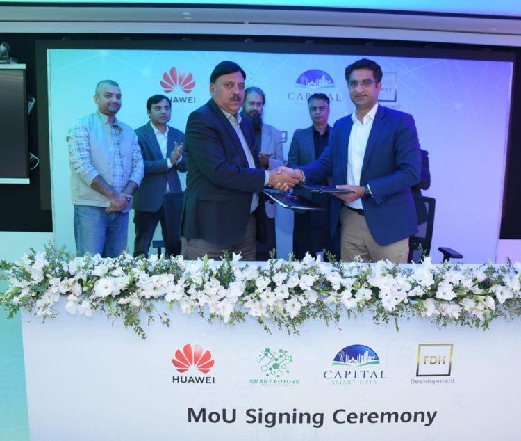 "Smart Future Technologies signs an MOU with Huawei Technologies Pakistan for Developing Innovative ICT Infrastructure Solutions