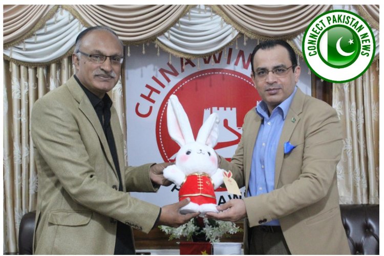 Honorary Consul General of Tunisia for KPK Ammad Rasheed paid a visit to China Window Peshawar