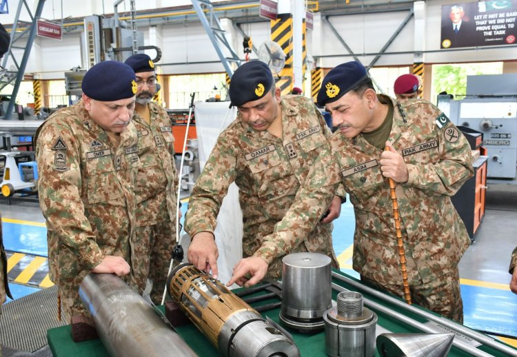 Cheif of the Army Staff General Syed Asim Munir, visited Heavy Industries Taxila