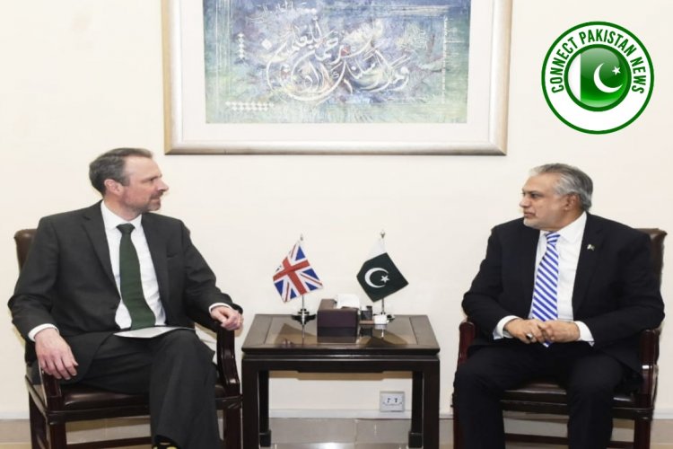 Acting British High Commissioner H.E Mr. Andrew Dagleish called on Federal Minister for Finance and Revenue Senator Mohammad Ishaq Dar at Finance Division