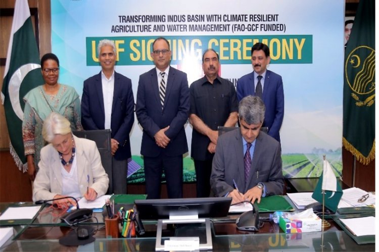 USD 7.99 M UTF Agreement between Punjab Government and FAO Signed to Mitigate Climate Challenges in Punjab