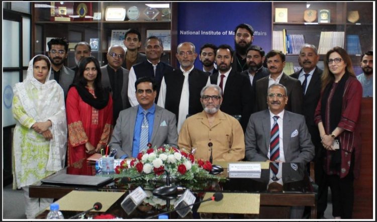 Memorandum of Understanding (MoU)  between National Institute of Maritime Affairs (NIMA) & Pakistan House