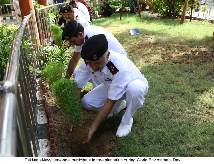 PAKISTAN NAVY OBSERVES WORLD ENVIRONMENT DAY