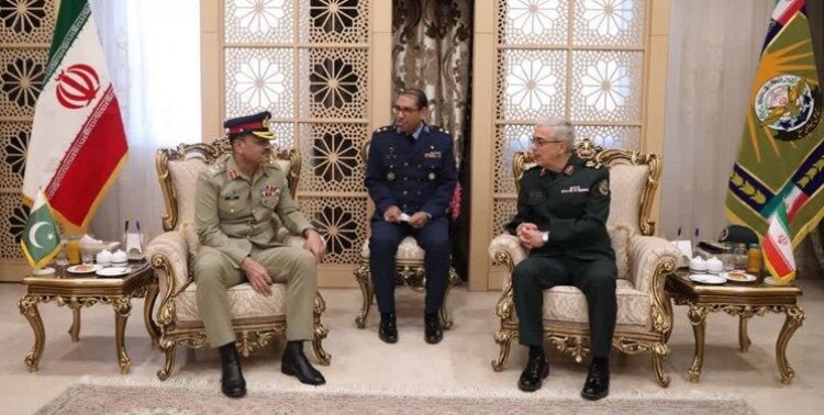 Pakistan's Army Chief General Syed Asim Munir called on General Mohammad Bagheri, Chief of General Staff of the Iranian Armed Forces