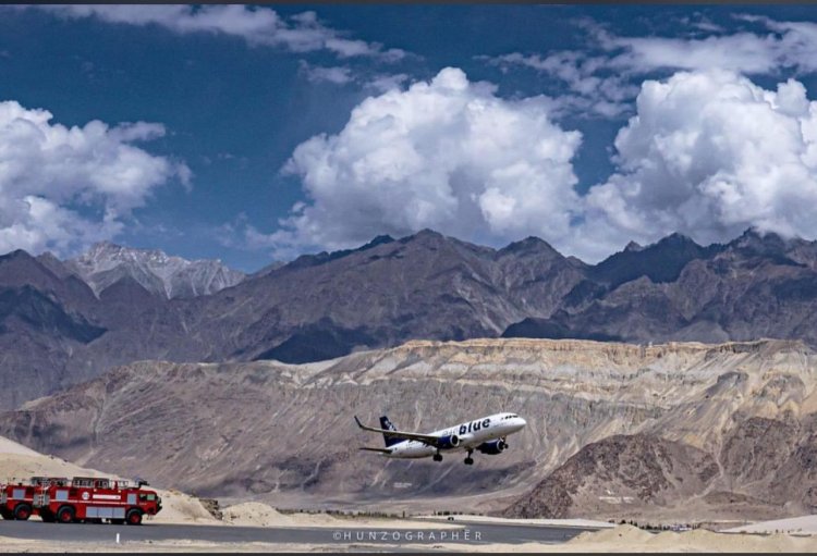 Skardu Airport Welcomes Heavy Influx of Tourists as 12 Full to Capacity Airbus A320 Flights Handled