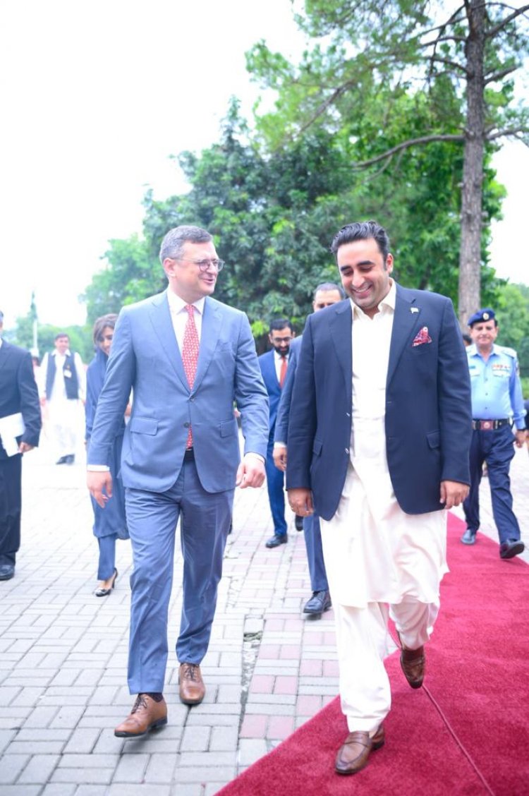 Foreign Minister of Ukraine Dmytro Koliba arrived at the Ministry of Foreign Affairs of Pakistan