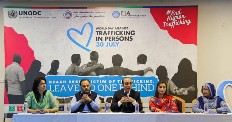 UNODC and FIA Commemorate World Day Against Trafficking in Persons with Shifa Tameer-e-Millat University Islamabad