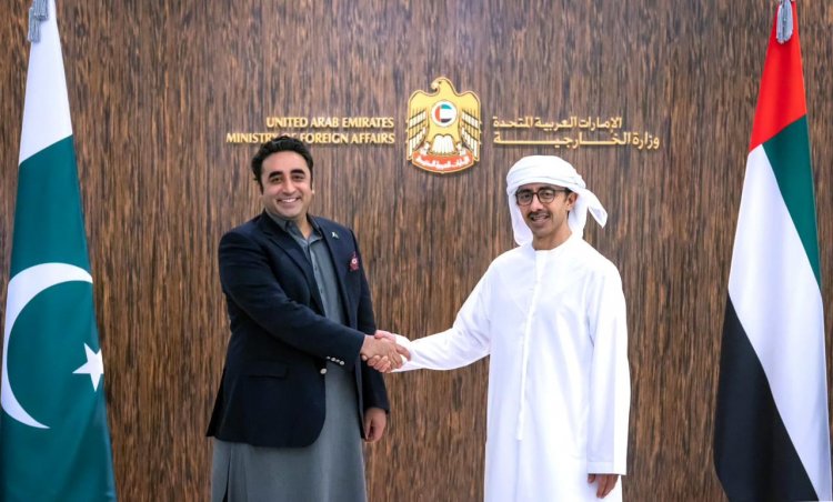 Foreign Minister Bilawal Bhutto Zardari met with Sheikh Abdullah Bin Zayed Al Nahyan, Foreign Minister of the UAE