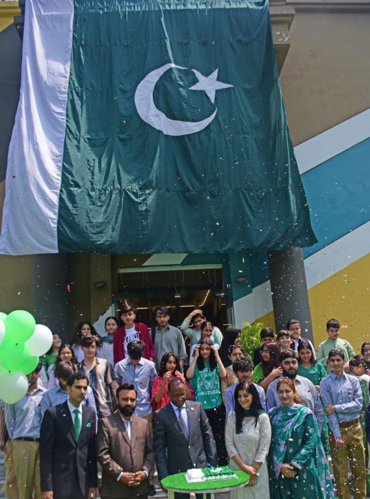 Ethiopian Ambassador to Pakistan Jemal Beker Abdula celebrated Pakistan Independence Day with Roots International Schools Wellington Campus