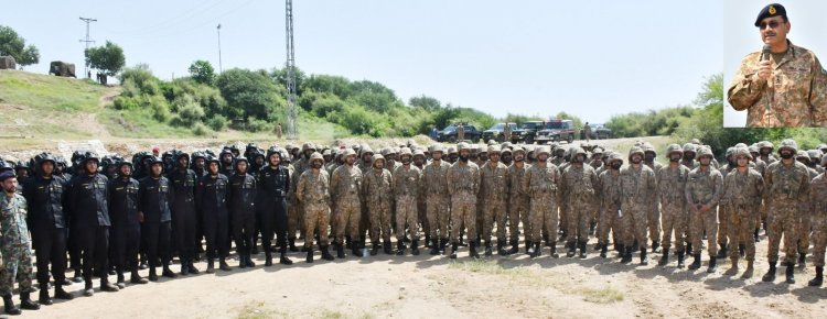 General Syed Asim Munir COAS, visited Tilla Field Firing Ranges near Jhelum