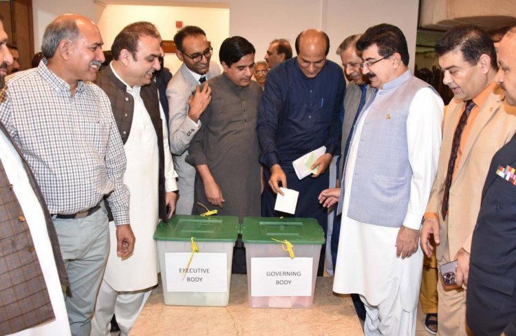 Chairman Senate, Muhammad Sadiq Sanjrani, Commends Parliamentary Reporters Association (PRA) Election Process