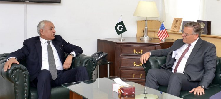 Federal Minister Shahid Ashraf Tarar hosted a meeting with American Ambassador Donald Blome