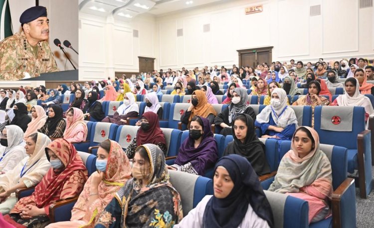 COAS had an interactive session with the respectable women of Khyber Pakhtunkhwa during ‘KPK Women Symposium – 2023