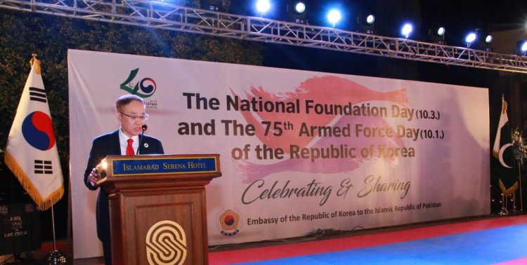 Embassy of the Republic of Korea celebrated National Foundation & Armed Forces Day in Islamabad