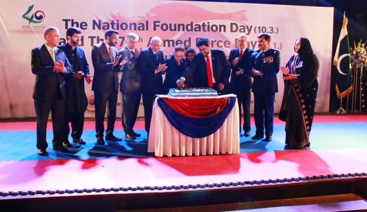 Embassy of the Republic of Korea celebrated National Foundation & Armed Forces Day in Islamabad