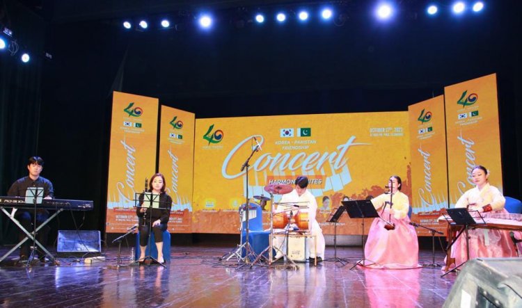 Korean Embassy organized 2023 Korea-Pakistan Friendship Concert on completion of 40 Years diplomatic relations between two countries