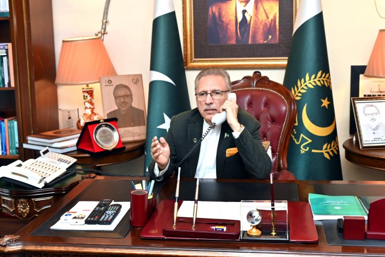 President of Pakistan Dr. Arif Alvi speaks to Palestinian President, condemns Israeli brutalities