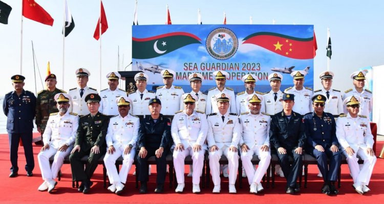 PAK-CHINA JOINT NAVAL EXERCISE SEA GUARDIAN-2023 INAUGURATION