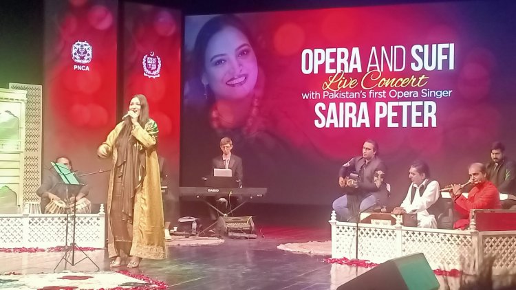 British-Pakistani Soprano Saira Peter Mesmerizes Audiences as Pakistan's First Sufi Opera Singer at PNCA Event