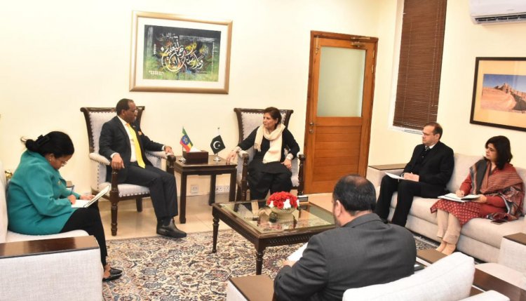 Ethiopia's Ambassador Jemal Beker Highlights Economic Reforms in Meeting with Pakistani Finance Minister Dr. Shamshad Akhtar