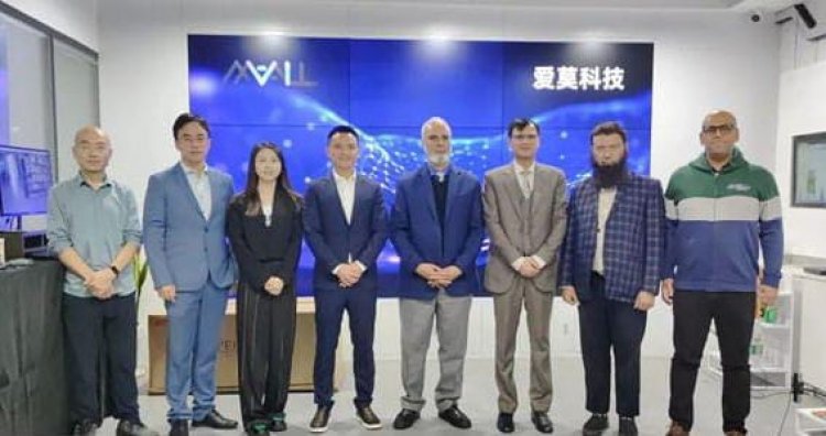 Pakistani Delegation Visits AiMall Tech, Shenzhen, China