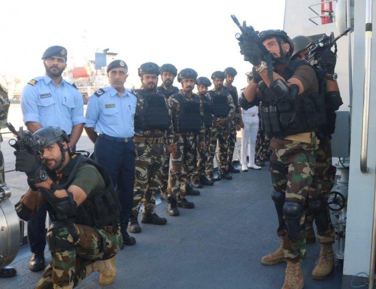 PAK-OMAN NAVAL EXERCISE THAMAR AL TAYYIB 2023 CULMINATES IN NORT ARABIAN SEA  Islamabad