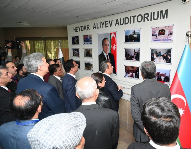 Heydar Aliyev Auditorium Inaugurated at NUST, Islamabad, Marking the Centenary of the Founding President's Birth