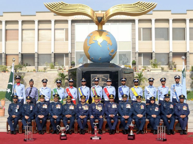 PASSING OUT PARADE HELD AT PAKISTAN AIR FORCE AIRMEN ACADEMY KORANGI CREEK