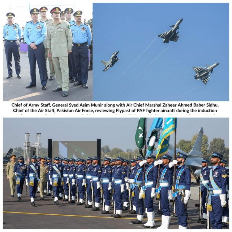 INDUCTION AND OPERATIONALIZATION CEREMONY HELD AT AN OPERATIONAL AIR BASE OF PAKISTAN AIR FORCE