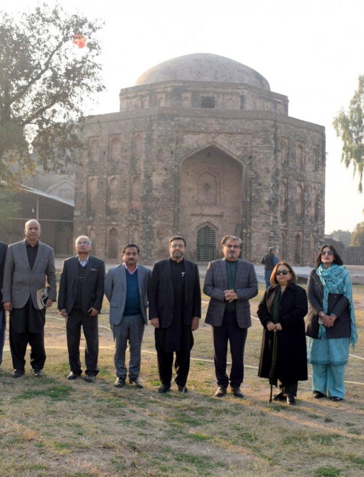 Minister for Culture Jamal Shah visits Rawat Fort, examines conservation work