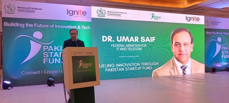 Caretaker Federal Minister for IT Dr. Umar Saif launches 'Pakistan Startup Fund