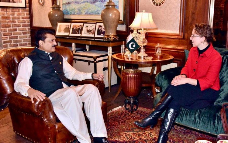 German Embassy Political Counselor Meets with Pakistani Senate's Opposition Leader