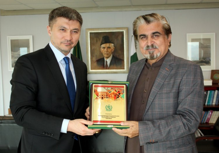 Ambassador of Kazakhstan Yerzhan Kistafin Meets with Federal Minister for National Heritage & Culture