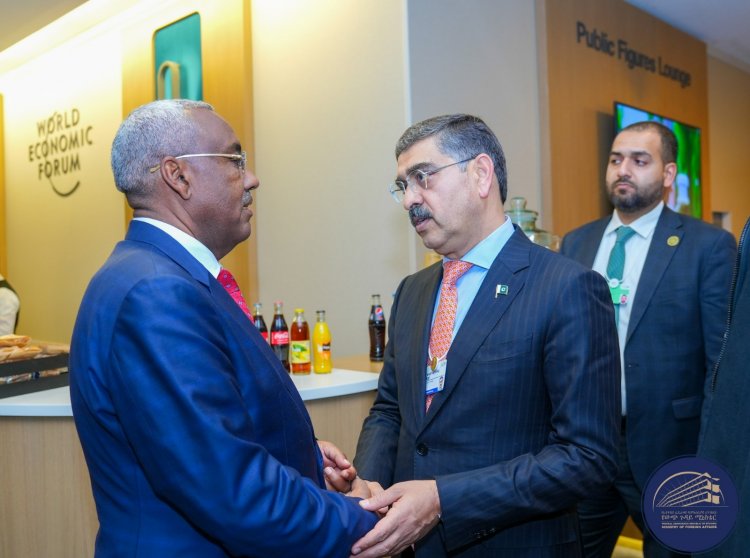 Caretaker Prime Minister Kakar and DPM Demeke foster ties at World Economic Forum