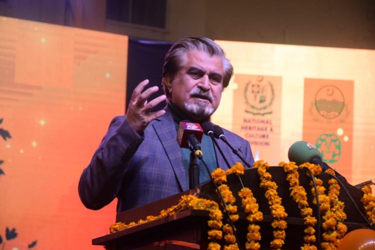 Federal Minister for Culture Jamal Shah inaugurates two-day National Citrus Festival at Sarghoda Arts Council