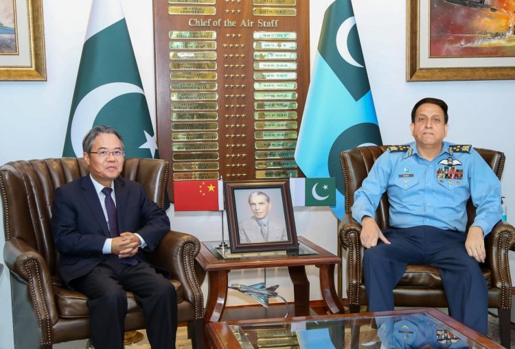 Air Chief & Chinese Ambassador Discuss Enhanced Collaboration in Defense, Technology & Training