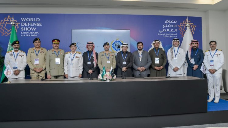 Karachi Shipyard & Engineering Works Ltd (KS&EW) and SBL signs agreement at World Defense Show 2024 in Riyadh