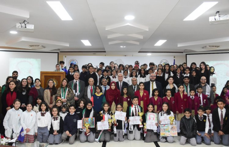 ISSI organizes students’ art competition on  Expressing Solidarity with the Children of Gaza