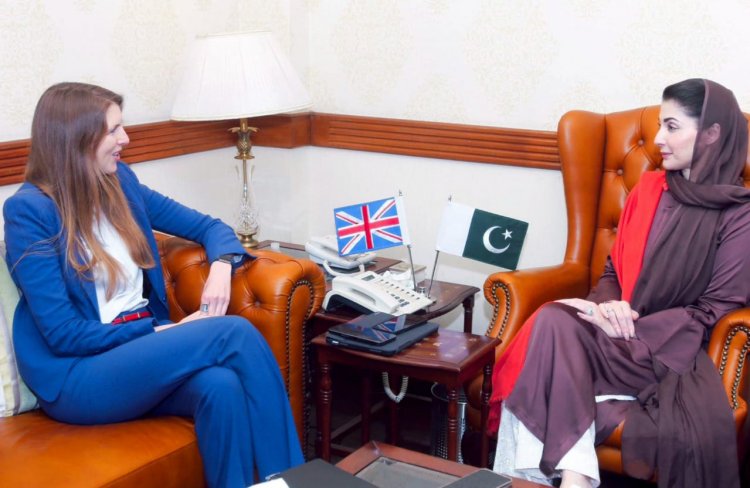 British High Commissioner Jane Marriott Congratulates Punjab's First Woman Chief Minister Maryam Nawaz Sharif to explore Girls Education