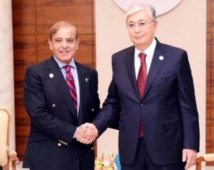 President Tokayev Commends Prime Minister Shehbaz Sharif's Re-election, Pledges Strengthened Bilateral Ties