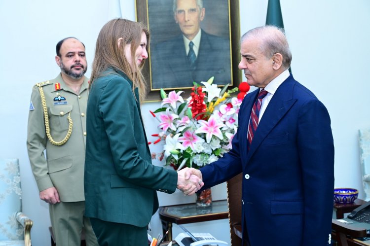 British High Commissioner Jane Marriott calls on Prime Minister of Pakistan Muhammad Shehbaz Sharif