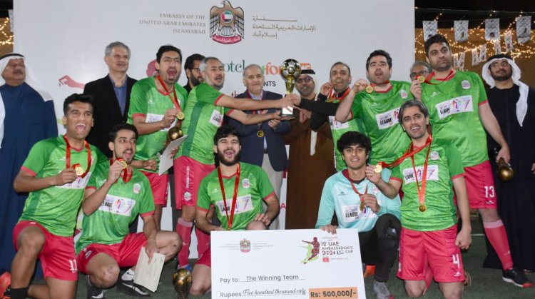 Iran Secures 7-2 Win against Ufone in UAE Ambassador Cup 2024 Final in Islamabad